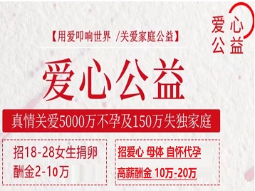太康捐卵助孕生子 爱心志愿者招募